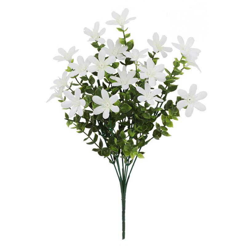 Simulated Flowers Orchid Plum Bouquet Wedding Handheld Flowers Home Decoration Small Fresh Simulated Green Plants Eucalyptus