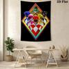 Power Rangers Ultimate Teamup Tapestry Wallmounted Background Cloth Soft Atmospheric Background Cloth Work Of Art