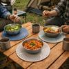 3PCS Practical Food-grade Silicone Pot Lid Anti-slip Multipurpose Hot Insulation Pads Soft Coasters Dining Table