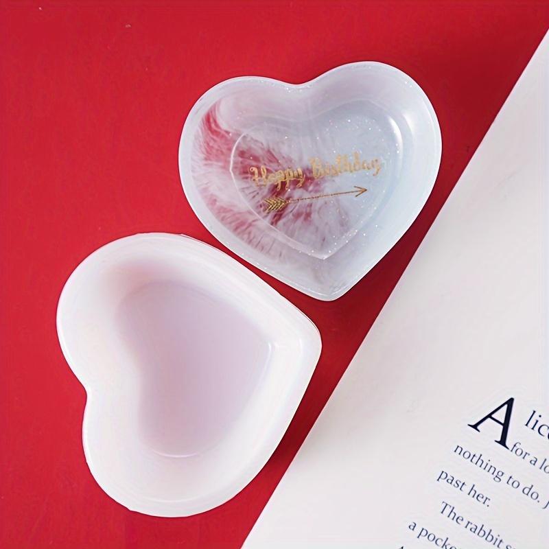 

3pcs DIY Oval Heart-Shaped Tray & Cylindrical Storage Jar Silicone Mold Set for Plaster, Concrete, Candle Jars, and Flower Pots