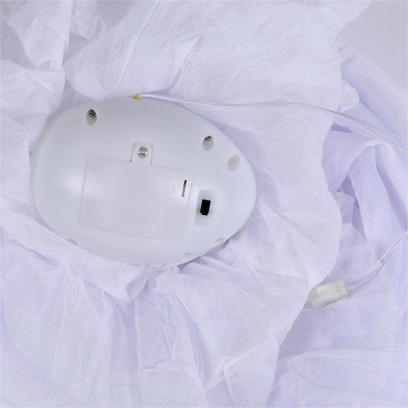 Haunting Elevating Phantoms With Eerie Voice Effect Glowing LED Lights Portable Fabric Halloween Party Decoration