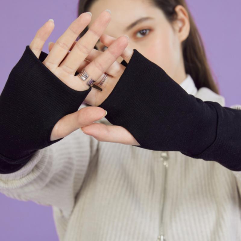KOLEAT Daily Knit Fleece Hand Warmer [BLACK] Fall/Winter Gloves ver.