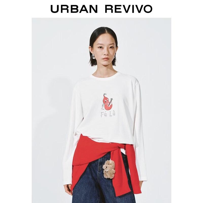 UR 2026 Women s Gourd Print Long Sleeve T-Shirt L