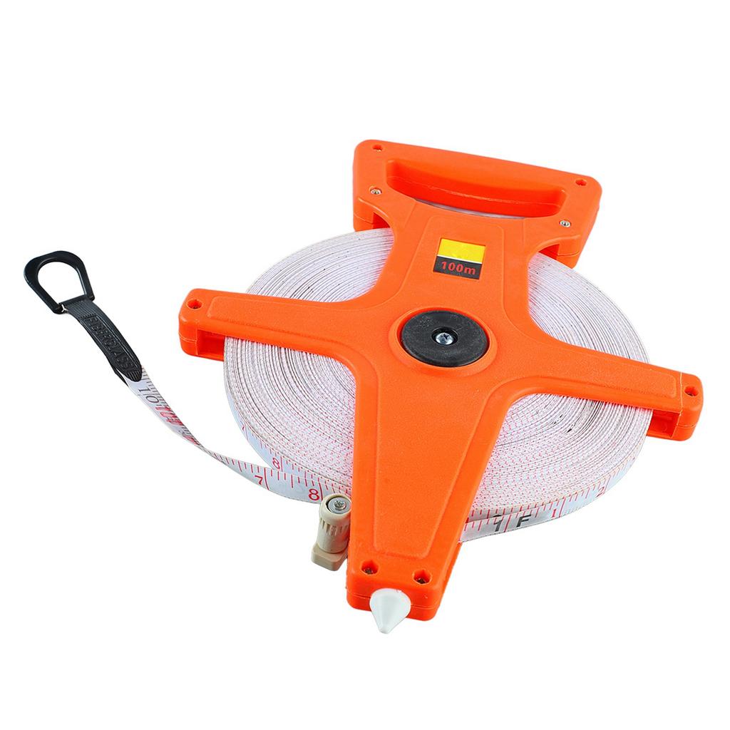 Fiberglass Measuring Tape Retractable Erosion Proof Foldable Long Measure 100meter