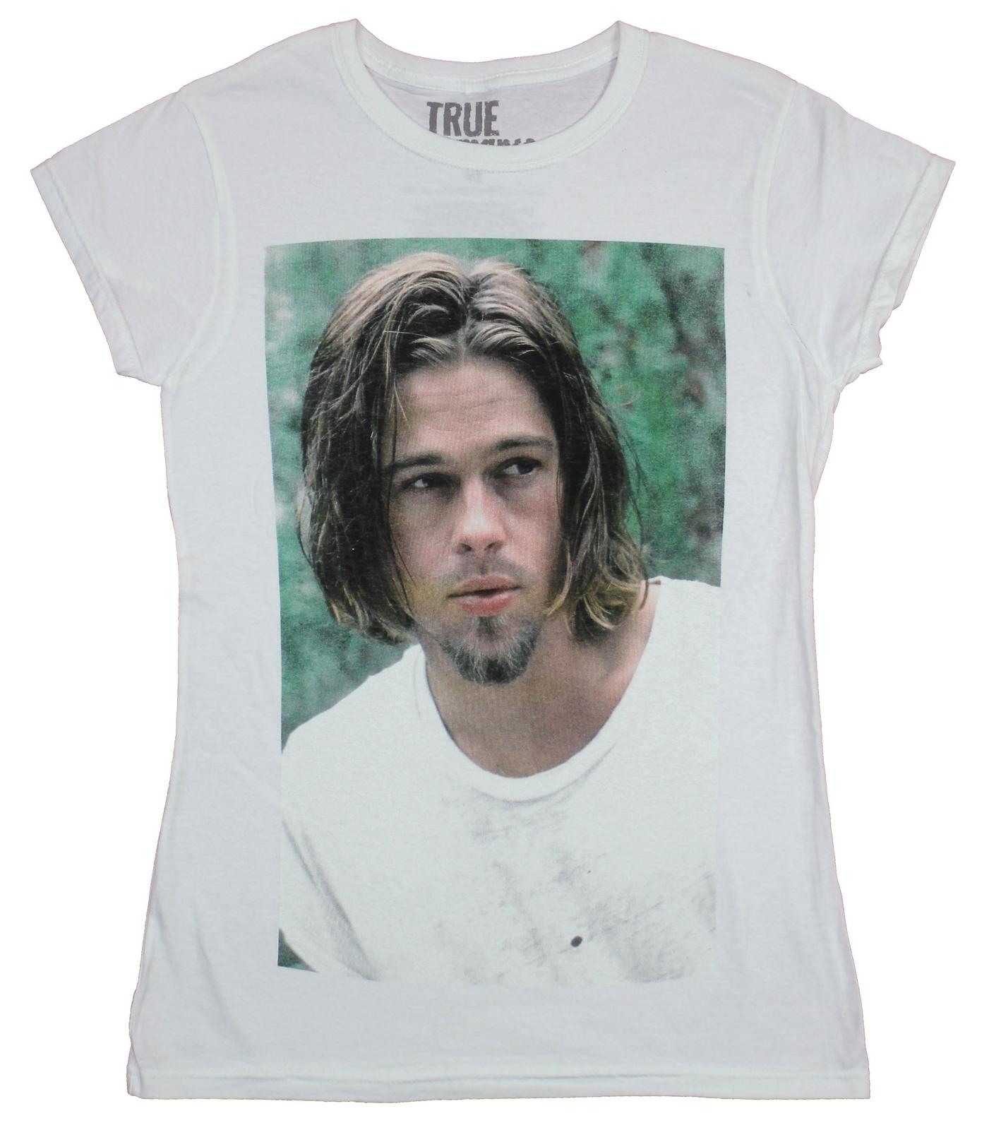 True Romance Girls Juniors T-Shirt - Smolder Photo Pic (Brad Pitt) S