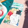 Anime B-Banana Fish Towel Sports Quick Dry Travel Camping Gear Sandproof Soft Light Large Beach Towel