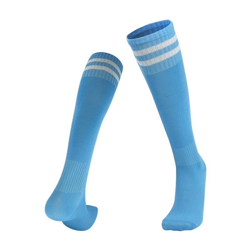 Professional Two-Bar Football Socks - Men's & Children's Over-the-Knee High-Performance Sports Socks