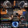 New Military Sports Smart Watch 1000mAh Battery 5ATM Waterproof LED Flashlight Fitness trackr Smartwatch Men