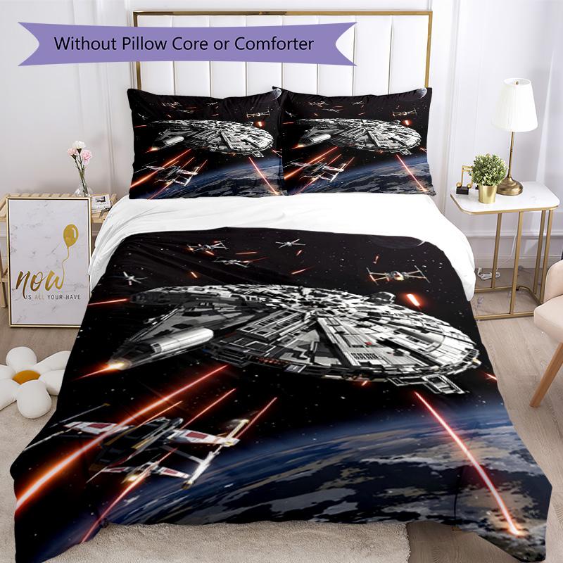 Star Wars Bed Linen Set Perfect for Bedrooms Soft Fabric Christmas Gift