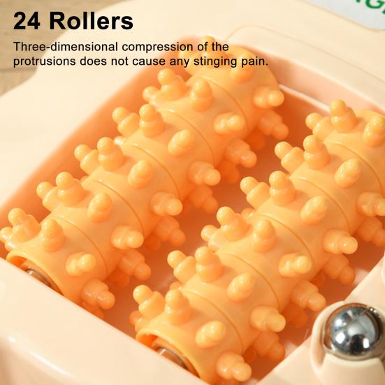 Foot Massager Roller with Magnetic Pressure Points Plantar Fasciitis Muscle Sore Foot Arch Pain Relief Deep Tissue