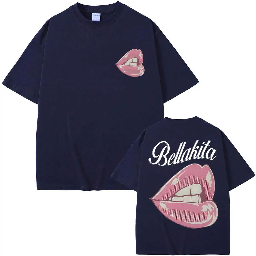 Rapper Omar Courtz Album Mouth Graphic T Shirts Men Women Fashion Design Aesthetic T Shirt Cotton Oversized T-shirts Streetwear