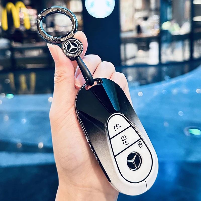 RPO5   Car Key Case Cover for Mercedes Benz 2022 C S Class W206 W223 S350 C260 C300 S400 S450 S500 Key Shell Protector