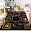 Dinosaur Collection Pattern Rug Floor Mat for Living Room or Bedroom Soft and Comfortable Carpet a Gift for Birthday and Holiday.