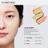 THE SAEM Cover Perfection Triple Pot Concealer 13.5g – 7 Color Correcting Cream Palette for Flawless Coverage & Contouring