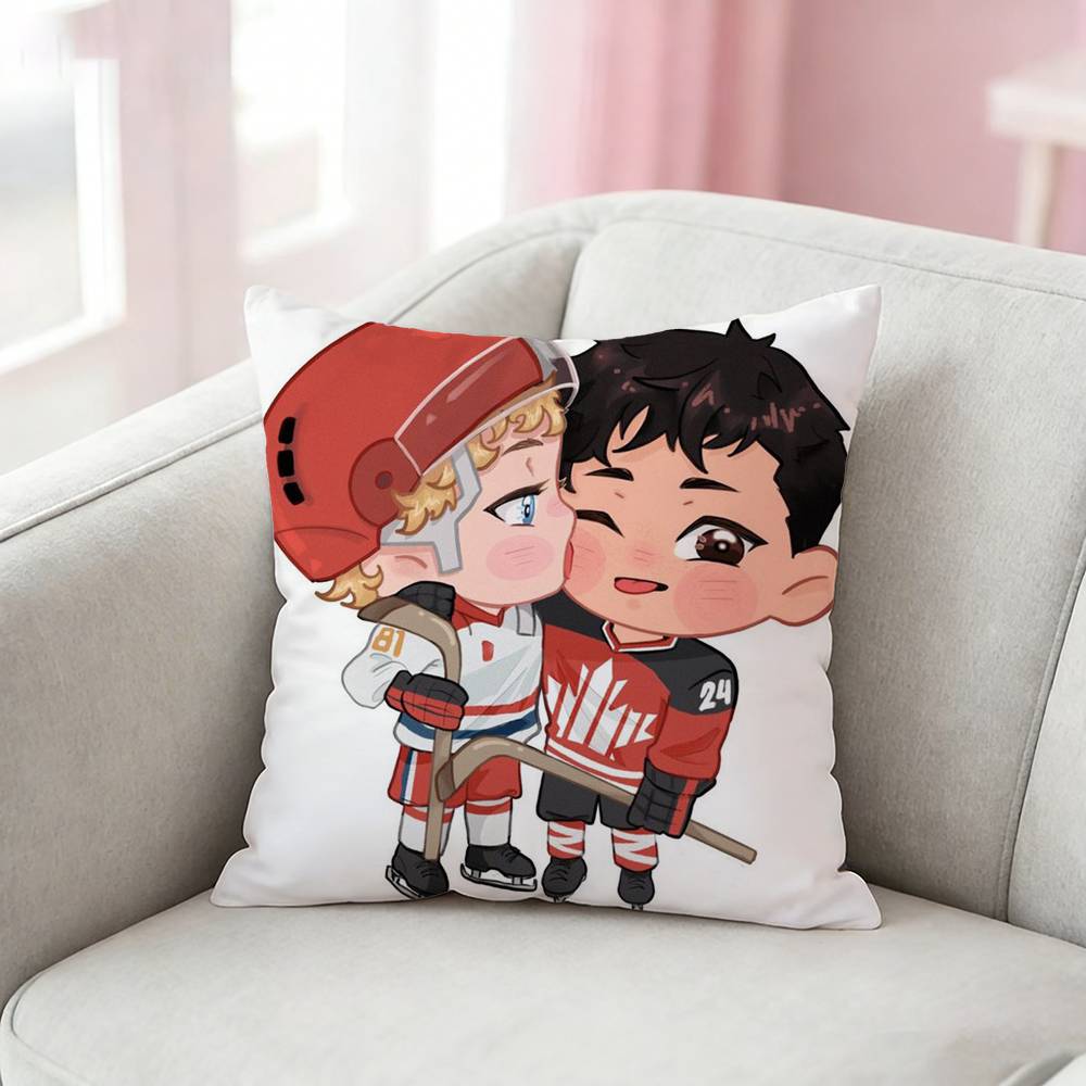 Tv H-Heated Rivalry Hot Pillow Case Pattern Printed Pillowcase For Living Room Sofa Cushion Cover