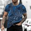 Fashion Paisley Graphics 3D Printed T-shirts Summer Trend Short Sleeve Casual Streetwear Oversized Cool T-shirts