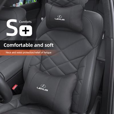 Oreiller de Nuque de Siège Auto de Haute Qualité Support Lombaire de Nuque Appui-tête Pour F SPORT ES RX NX LS UX LM LX GX LC RZ IS CT GS RC HS SC