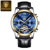 TikTok Trending Men's Automatic Waterproof Stainless Steel Luminous Skeleton Watch