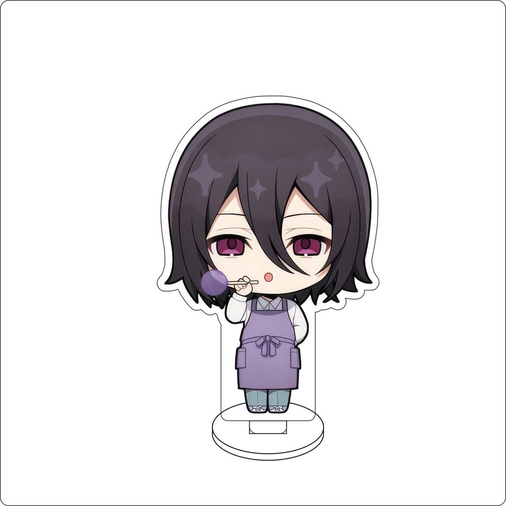 10CM Anime Bungo Stray Dogs Figure Stand Model Nakahara Chuuya/Izumi Kyouka/Edogawa Rampo Cute Desk Decor Standing Sign Gifts