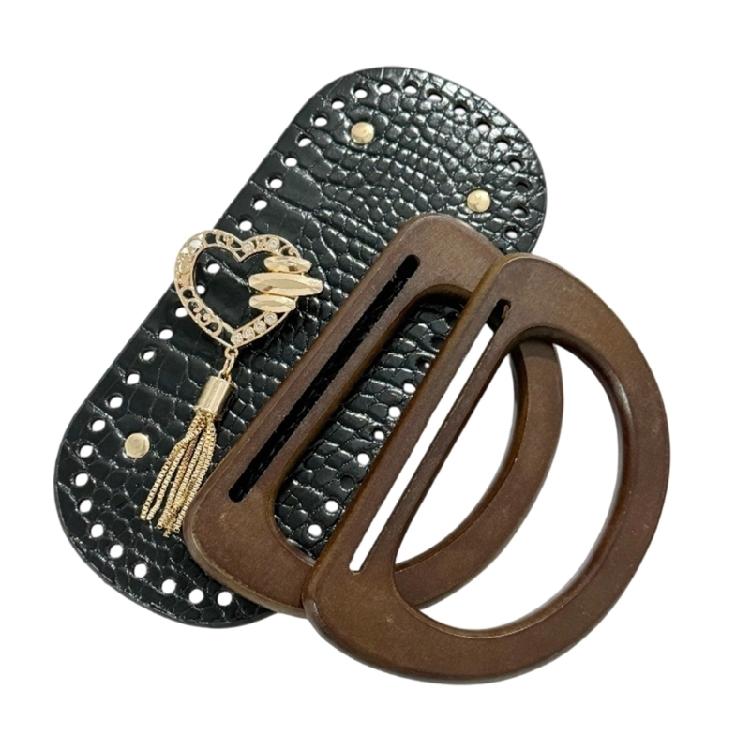 Bag Making Supplies Bag Accessories Leather Bag Bottom Shaper Bag Handle Charm for DIY Crocheted Purse Making Repairing