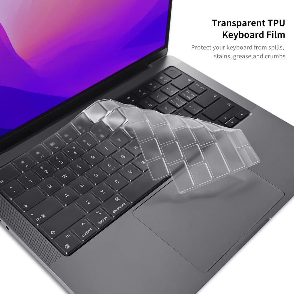 Case for Macbook Air 15 inch (2025)/(2024) A3114/(2023) A2941 (US Version) Matte Laptop Cover with TPU Keyboard Film +Plugs