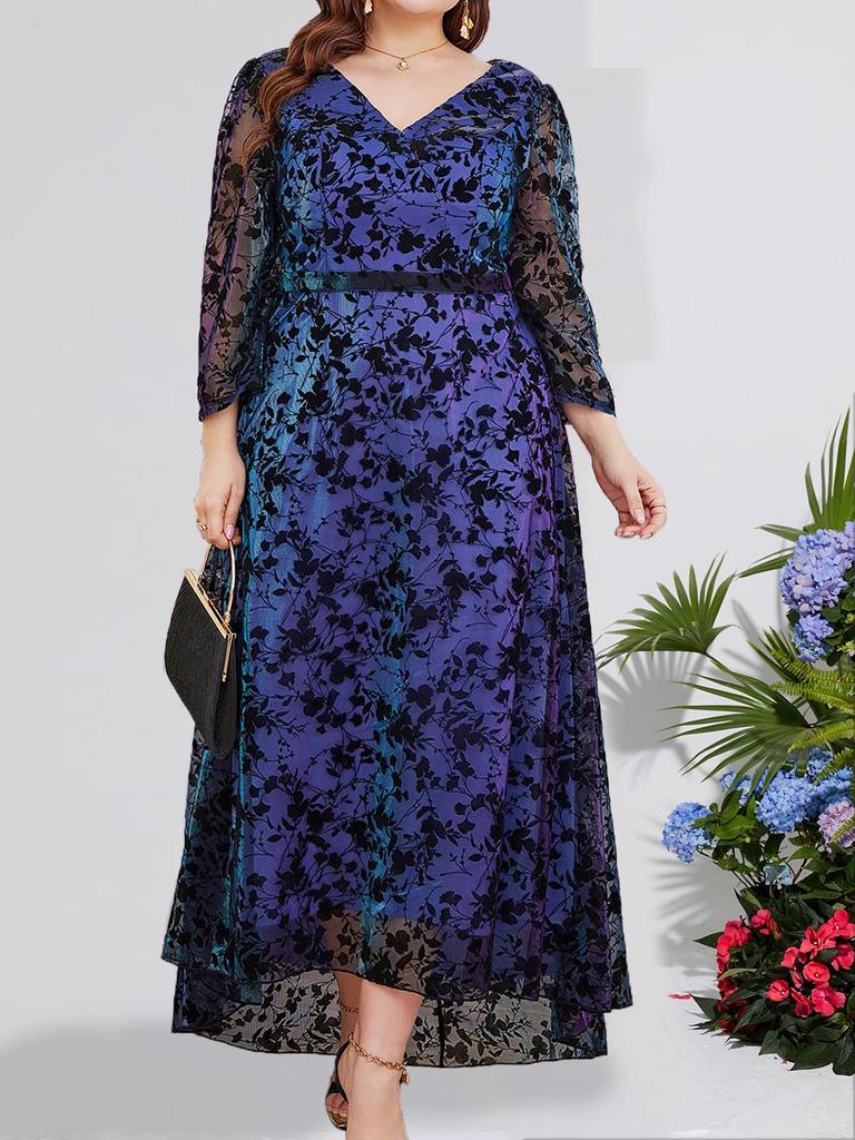 Rochie elegantă de toamnă pentru seară și bal, mărimi mari, pentru petreceri și domnișoare de onoare