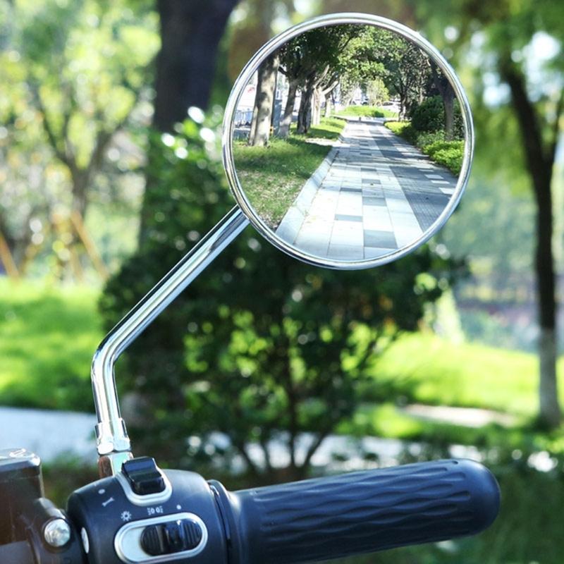 Mehrwinkel-verstellbare Motorrad-Seitenspiegel, bruchsicheres Glas & leichte Aluminium-Upgrades für die Sichtbarkeit beim Fahren