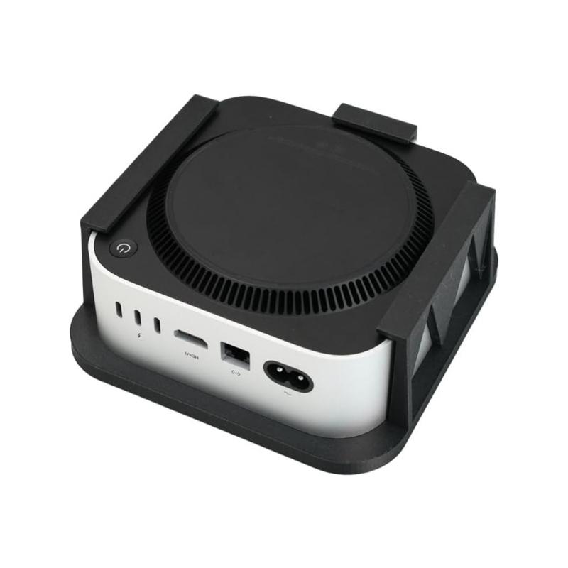 Metal Holder Wall Mount Display Bracket for Mini Desktop Computer Under Desk Stand Holder Easy Installation