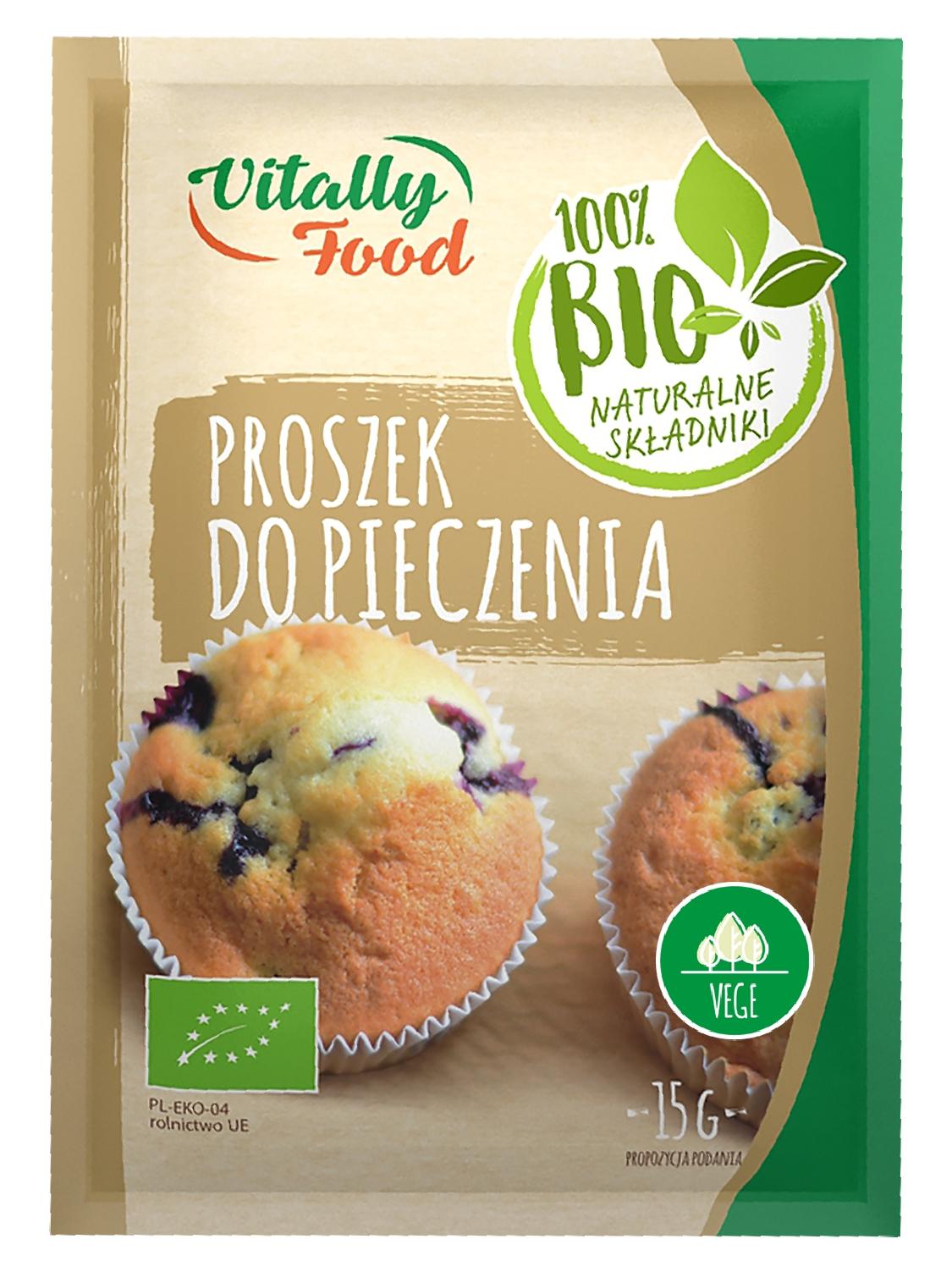Lievito in Polvere Biologico Vitally Food, 15g