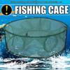 60/80cm Folding Drop Fishing Net Shrimp Catcher Tank Casting Network Fish Eels Trap Cage Prawn Bait Crab Netting Shrimp