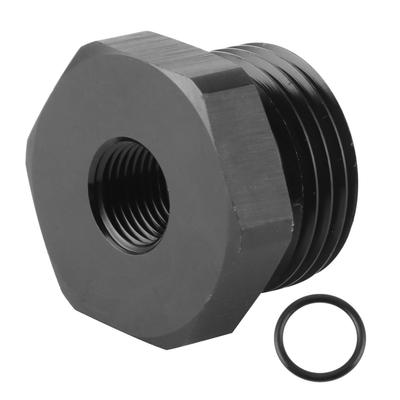 AN?10 ORB Hex Head Straight Thread Port Plug with NBR O Ring Boss Aluminum Reusable