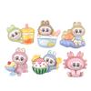 Cartoon Luminous Resin Accessories: Dessert Figures for Phone Cases, Hair Clips, Water Cups, Shoe Buckles, and Ornaments