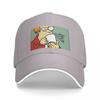 Fry Coffee Freehand Digital Baseball Cap Hat Unisex Luxury sun hat Sunhat Golf Womens Beach Outlet  Unisexs