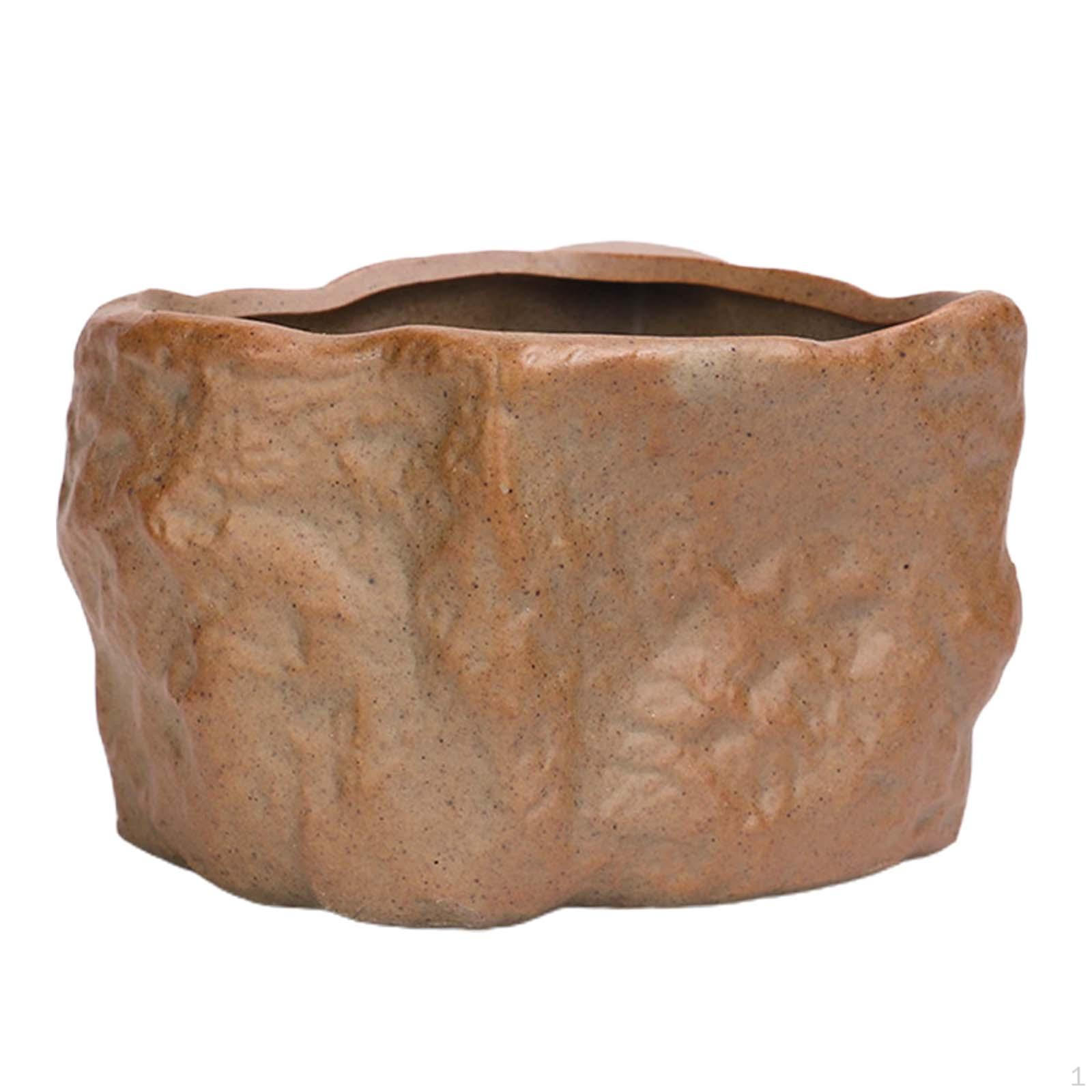 

Керамический горшок бонсай, износостойкий контейнер для растений, растущий для садового стола Style B and Large