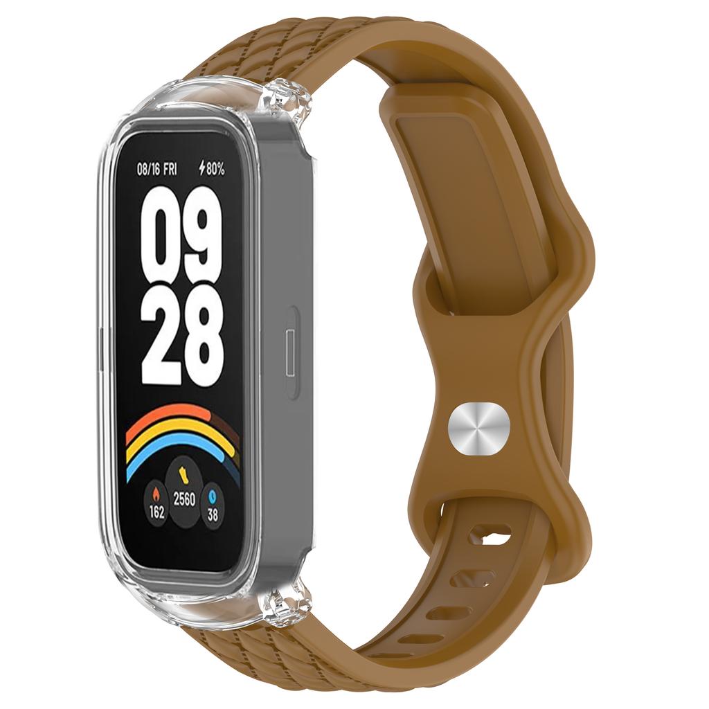 Case+Strap for Xiaomi mi band 9 8 active smartwatch accessories sprot Silicone bracelet correa PC shell Cover for Redmi band 2 3