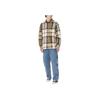 Levis Plaid Print Button-Down Long Sleeve Shirt Men shirts Brown A5772-0008