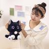 Genshin Impact Wanderer Cat Plush Toys 22CM Soft Kunikuzushi Stuffed Dolls Scaramouche Plushies Doll Anime Game Doll Home Decor GIfts