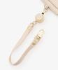 Afternoon Tea Living JQ55 Pass Case with Cord Reel and Motif Charm, Beige