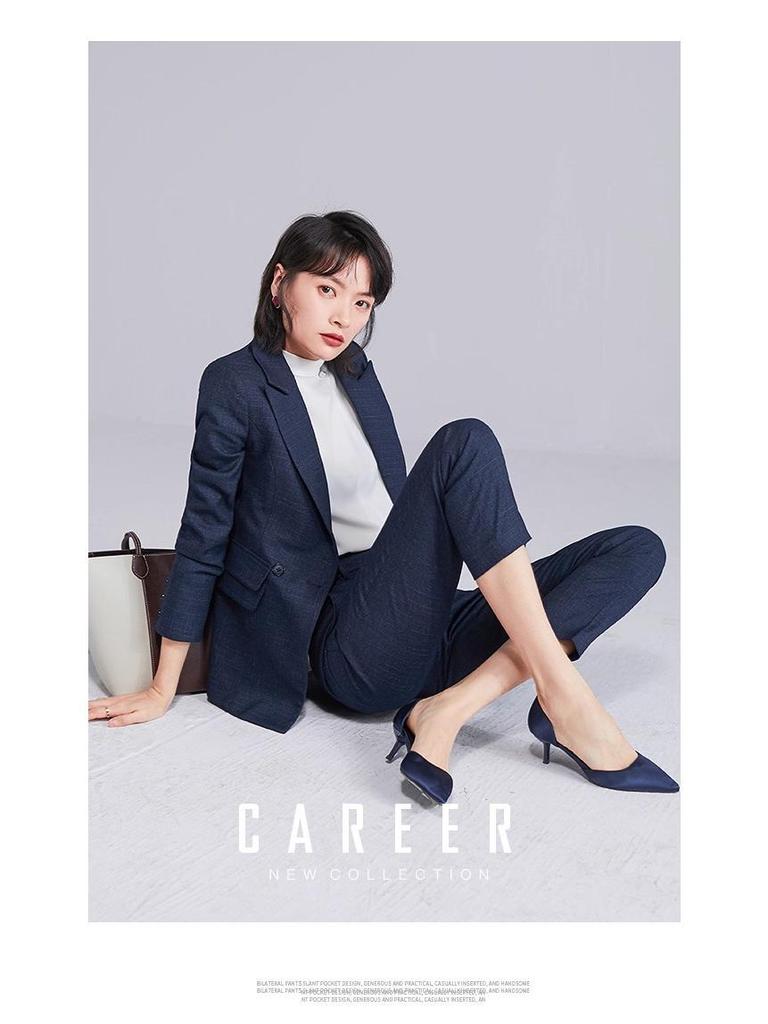 Korean Style Women's Professional Suit - High Quality, Limited Stock, Free Shipping, No Returns
