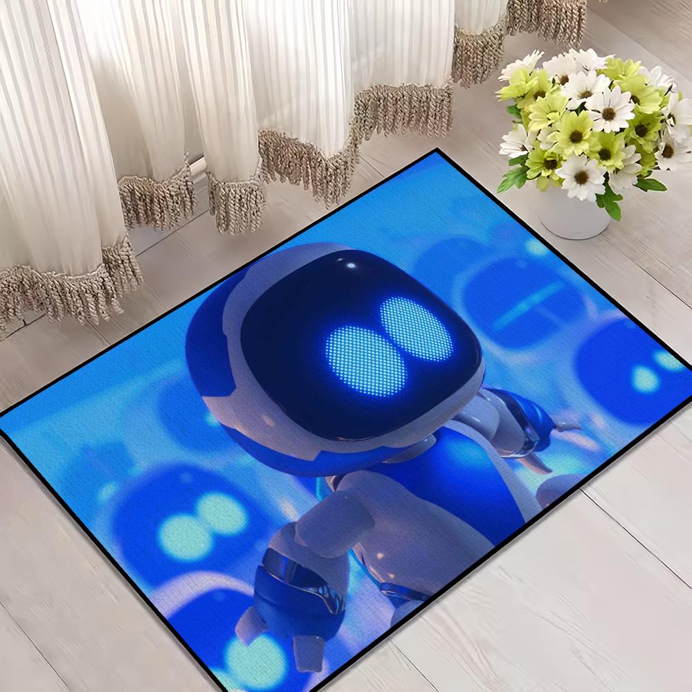 Cute A-AstroS Bot Game Door Mat Welcome Entrance Balcony Bathroom Floor Non-slip Rug Bedroom Carpet Home Decoration