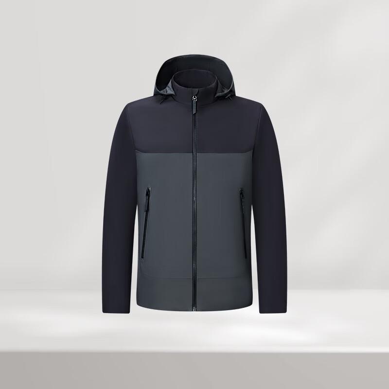 

Hodo Men s Casual Outdoor Waterproof Jacket with Removable Hood 170/92A