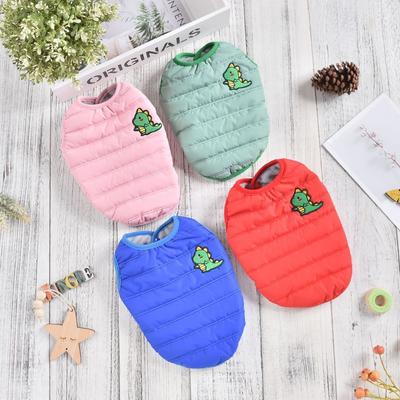 Double-breasted Vest Cotton Vest Winter Pet Clothes