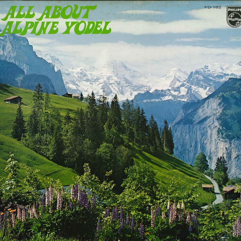 LP Record ALFON BAUER - All About Alpine Yodel FD182 PHILIPS 1975 Japan World Music Used