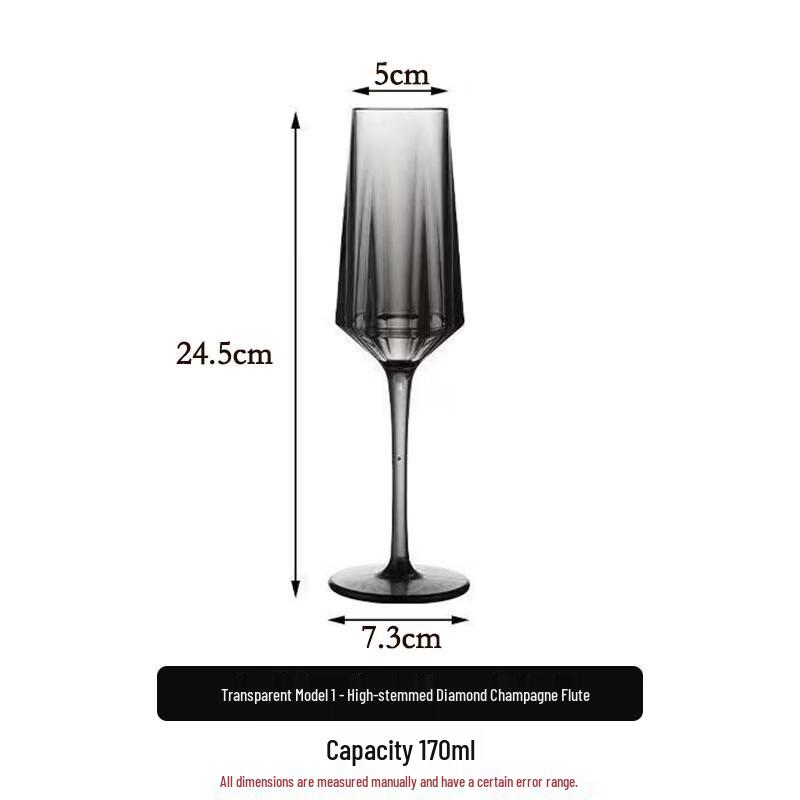 Yiceng Transparent Wine Glass Set