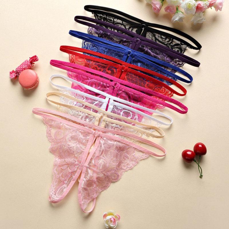 New Sexy Women's Open Range Underwear Feminine Lace Sexy Lingerie Women Sex Suit thong Range Temptation Three Point Underwear