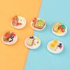 Accessoires Dollhouse Mini Decor Set Diy Tray Foodware Tableware Breakfast Afternoon Tea Scene Model Diy Toys Doll Accessories