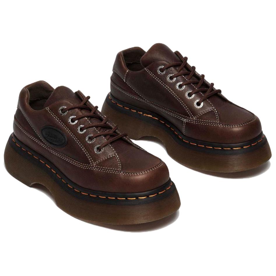 Dr. Martens  Buzz 5-Eye Grizzly Dark Brown Women Sneakers 41129200