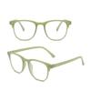 3PCS Unisex Square Plastic Frame Anti Blue Light Glasses Trendy Clear Eyewear For Back To School Accessories