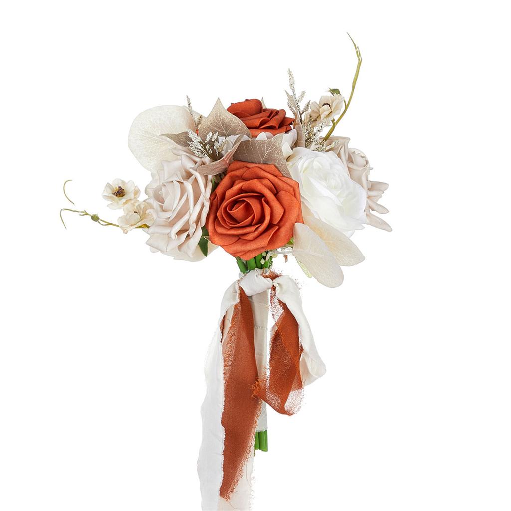Elegant Bridal Bouquet Corsage Stylish Wrist Flower Artificial Flower Corsages Bridal Bouquet for Wedding Day