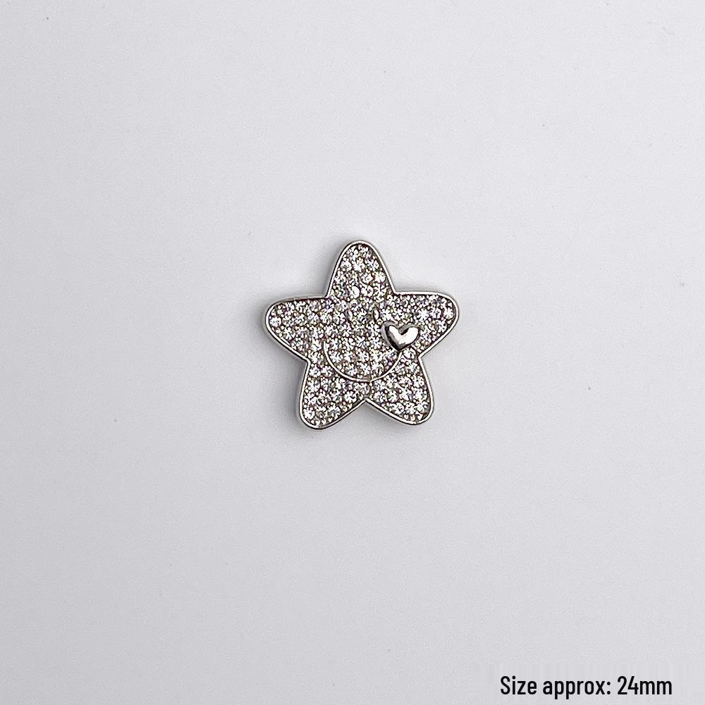 Decor Floare Sabot Aliaj Retro Stras - Catarame DIY High-End